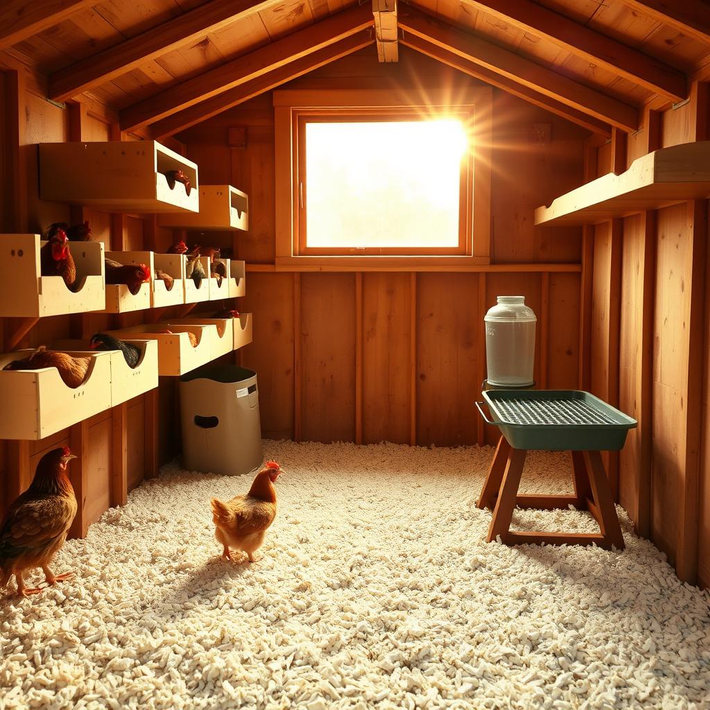Backyard Chicken Coop Interior Layout: Design Ideas