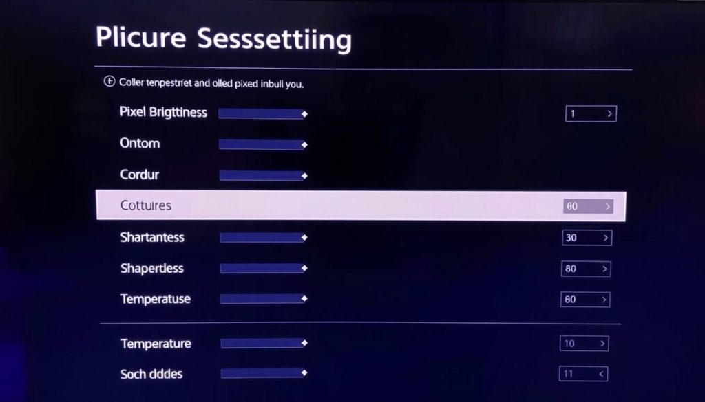 LG OLED C4 best-selling TV settings menu showing recommended picture settings