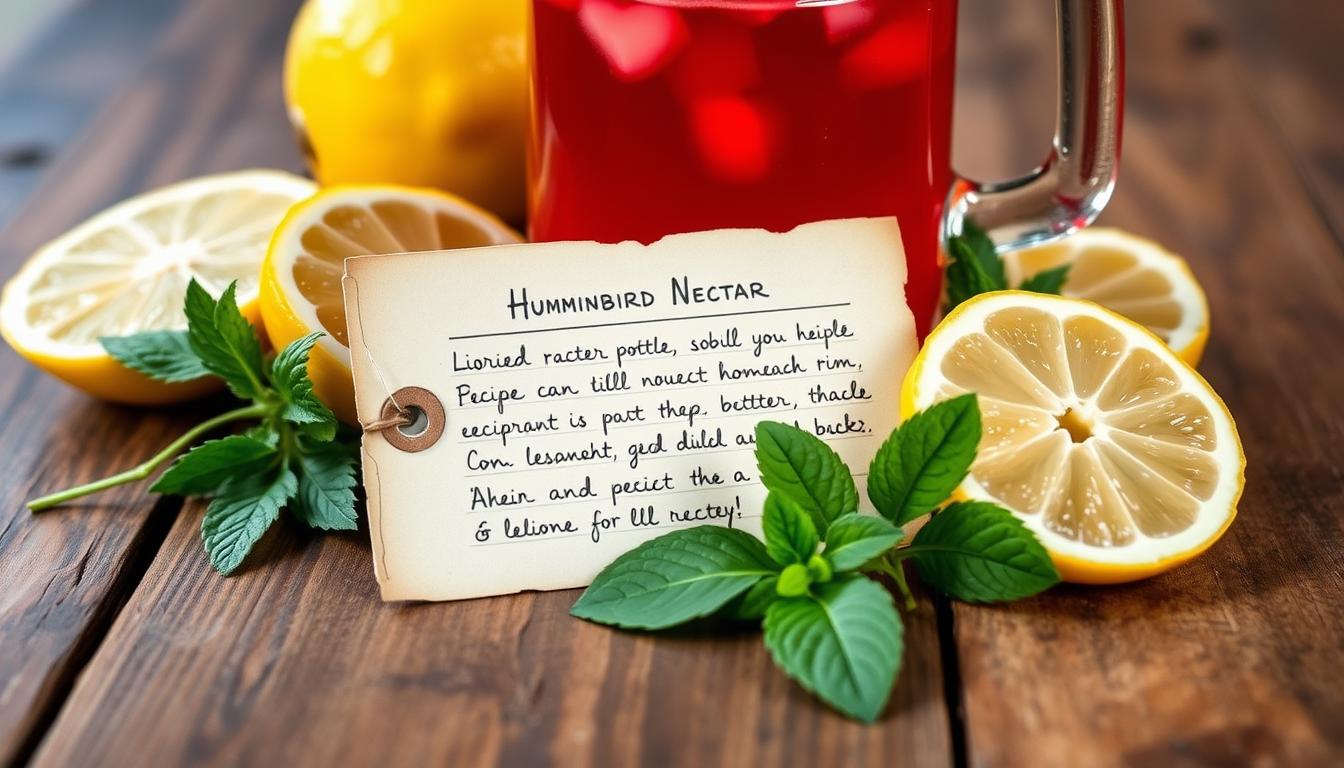 Delicious Homemade Hummingbird Food